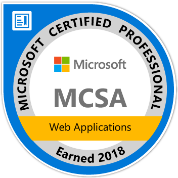 Microsoft Certified Solutions Associate (MCSA): Web Applications